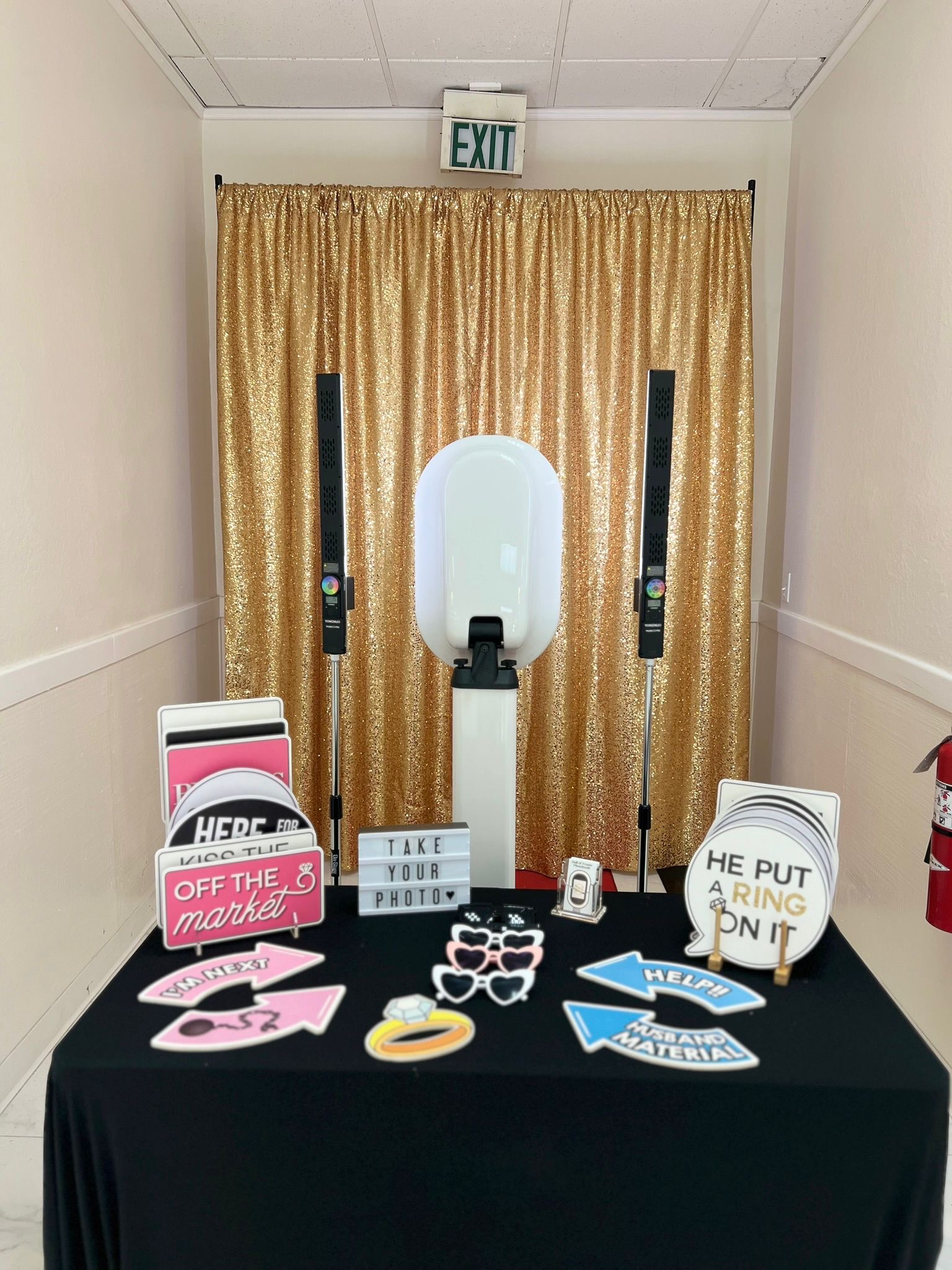 Private event photo booth